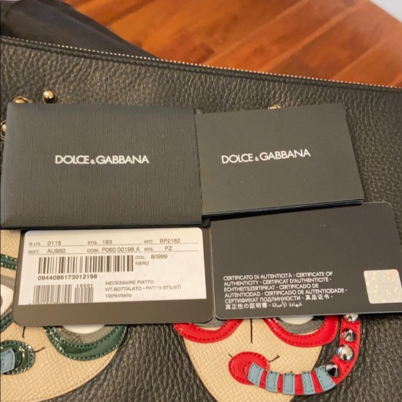 Authentic Dolce & Gabbana Leather Pouch - Picture 11 of 14